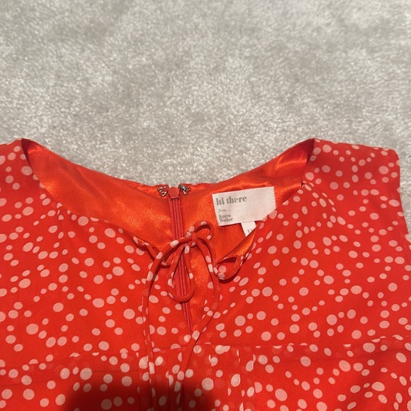 Orange a-line dress - Picture 4 of 7